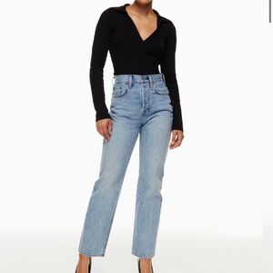 Forum Women's High Rise Denim Jeans - Light Blue
